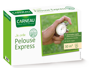 Gazon pelouse express 1kg 30m² CARNEAU